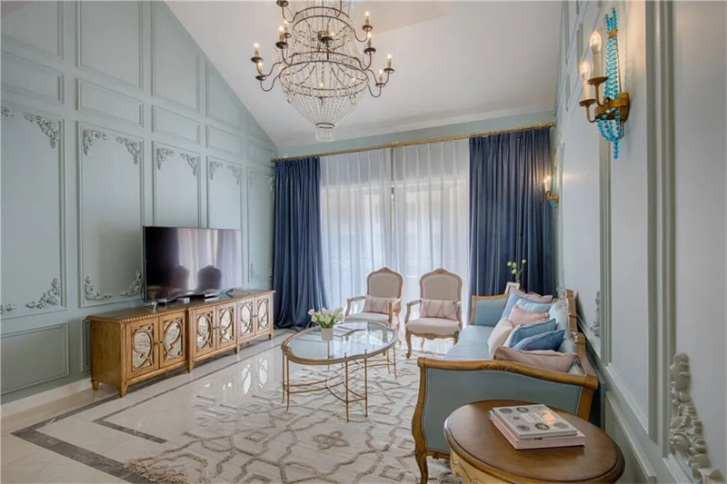 128㎡輕法式三居室實拍｜不浮夸、不堆砌，只有恰到好處的優雅！