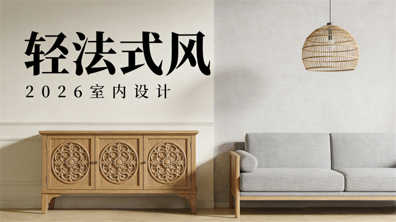 家居設計風格丨輕法式風，在浪漫與克制間，尋得生活的黃金比例~